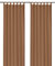 heimtexland ® Schlaufenschal Kräuselband Uni Nougat-Braun HxB 175x140 Blickdicht Lichtdurchlässig Vorhang ÖKOTEX Typ117