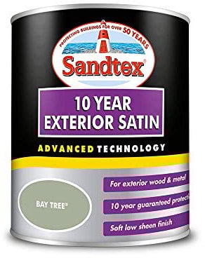 Sandtex Retail 10 Year Exterior Satin Bay Tree 0.75 L