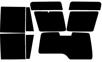PSSC Pre Cut Rear Car Window Films for Land Rover Discovery 1998 to 2004 20% Dark Tint