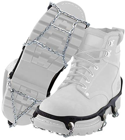 YakTrax Traktionsketten zum Gehen auf EIS und Schnee (1 Paar), schwarz