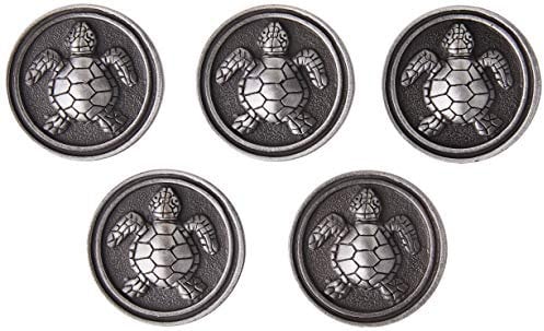 Franklin Brass Seaside Cottage (5-Pack) Cabinet Knobs | Brushed Satin Pewter Handles for Dresser Furniture Drawers/Kitchen/Door/Bathroom | 1-7/16 PBF656-BSP-C1