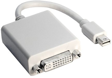 Mini DisplayPort to DVI Adaptor Converter