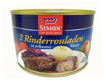 Simon 2 Rinderrouladen in pikanter Sauce 400g