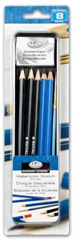 Royal & Langnickel Mini Tin Watercolour Sketching Art Set