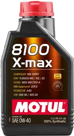 Motul 104531 Motoröl 8100 X-max 0W-40 1 L, Brown