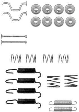 Mintex MBA816 Rear Parking Brake Handbrake Shoe Fitting Accessory Kit Spare