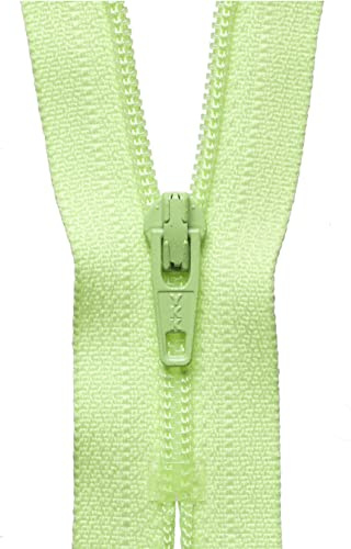 YKK Coil Zip, No. 872 Dayglo Green, 15 cm Length