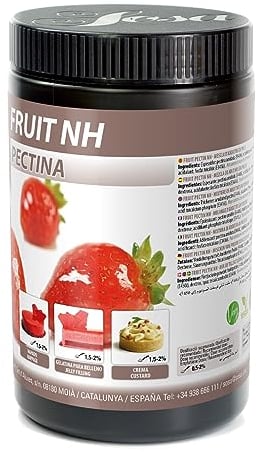 SOSA Pectina Fruit NH - Pectina de bajo metoxilo amidada (LMA) con sales y calcio, espesante gelificante - Bote 500grs