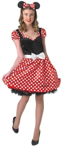 Rubie's 888841M Official Disney Minnie Mouse Dress Costume, Adult's, Medium