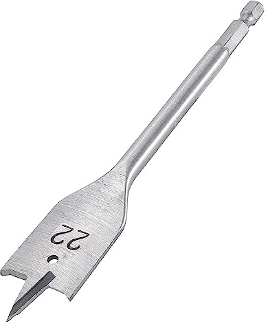 Trend 22mm Flat Bit with Centre Point & Spurs for Fast Timber Drilling | Ideal For Fast, Clean Drilling In Timber With Centre Point And Cutting Spurs For Accurate Starts, SNAP/FB/22
