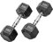 Bad Company I Kurzhanteln gummiert für Aerobic, Gymnastik und Fitness 10 Kg (2x5,0)