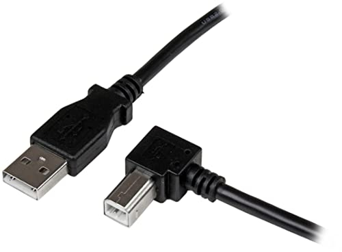 Best Price Square Lead, USB2.0 A Male-RT ANG USB B Male USBAB1MR by STARTECH