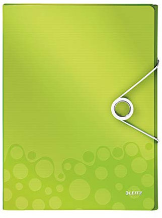 Leitz 46290064 Ablagebox WOW, A4, PP, 30 mm, grün metallic