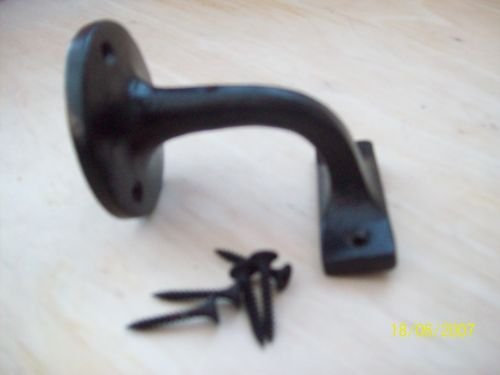 Ironmongery World® Schwarz Gusseisen Antik Robuste Handlauf Halterung