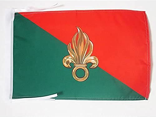AZ FLAG - Flagge Frankreich Légion Étrangère - 45x30 cm Mit Kordel - Fremdenlegion Fahne 30 x 45 Cm - Flaggen