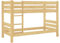 Erst-Holz® Teilbares Etagenbett Massivholz Kiefer 90x200 Hochbett Stockbett Doppelbett 60.11-09 100oR