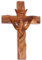 Zytoon Olivenholz-Kreuz mit Taube, 16 cm hoch.