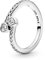 PANDORA Ring Unendliche Liebe silber, Zirkonia 191023CZ 52