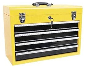 Neilsen CT1475 20in. Portable Steel Tool Box with 4 Drawers, Supplied with 2 Keys