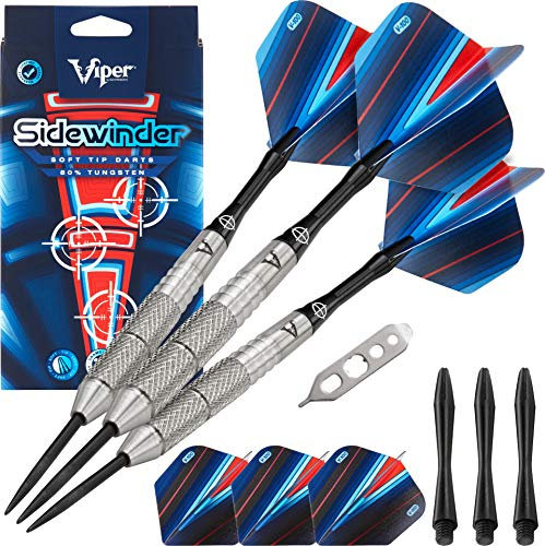 Viper Sidewinder Tungsten Barrel Steeltip Dart Set, Unisex, Mehrfarbig