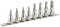 FACOM ST.41 Jeu de 5 Douilles Tournevis 6 Pan, Multicolore