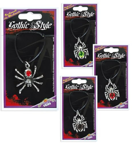 FASCHING 46361 Spinnenkette sortiert Spinne Kette Halskette NEU/OVP