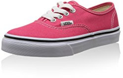 Vans K Authentic Sneaker, Unisex Bambino, Rosa (Rouge Red/True White), 30
