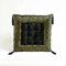 Aga's Own Indische Sitzpuff Sitzkissen Bodenkissen Yogakissen Orientalisches Kissen Indien (Schwarz)