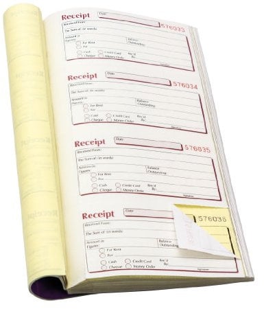 Pukka Pad, NCR Duplicate Receipt Book 140 x 276mm Pack of 5