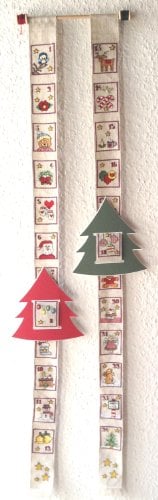 ICS Designs - Der besondere Adventskalender am Band - Zählmusterpackung (nicht vorgedruckt)