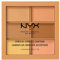 NYX Professional Makeup Conceal, Correct, Contour Palette, Six Shades, Cream Texture, Undertones, Shade: Medium