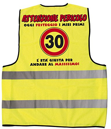 Bombo geburtstagsweste, gelb, One size