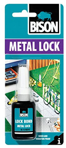 2 x 6305388 Bison Metal Lock 10ml Tube