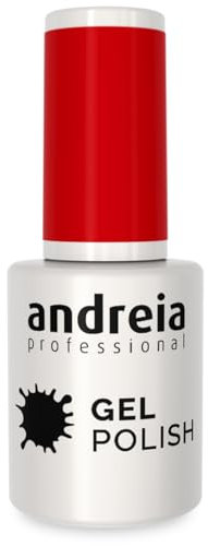 Andreia Professional Semi-Permanenter Nagelgel-Lack für UV/LED-Lampe - Intensiver Glanz und 4 Wochen haltbare French Manicure Nagelgel-Lackierung - Farbe 230 Rosa - Rottöne - 10.5 ml