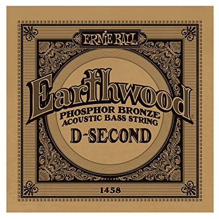 Ernie Ball 1458 - Corde basse acoustique au détail Earthwood PB - Filé phosphor bronze 055