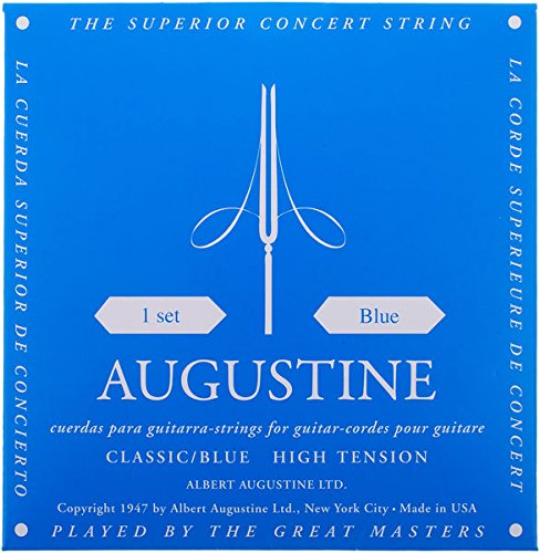 CUERDA SUELTA GUITARRA CLASICA - Augustine (Azul) Fuerte (Minimo 12 Cuerdas) 3ª