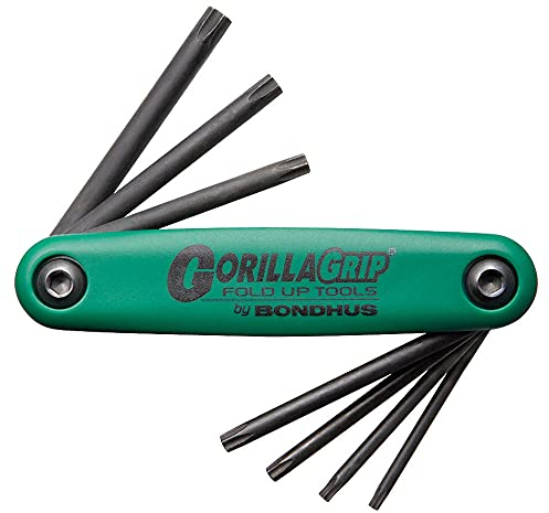 Bondhus GorillaGrip Star Tamper Resistant Klapphalter TR-TF7S, Torx, 7-teilig, 12636