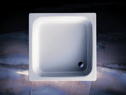 Kaldewei Stahl Duschwanne Advantage SANIDUSCH 395 Antislip 800 x 800 x 140 mm alpi...
