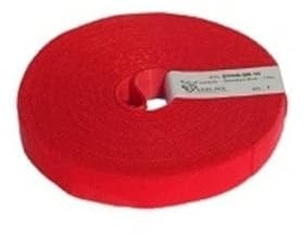 PatchSee eco-scratch Fascetta fermacavi in Velcro, lunghezza 10 m, larghezza 19 mm, Rosso, ECOS-SR-10