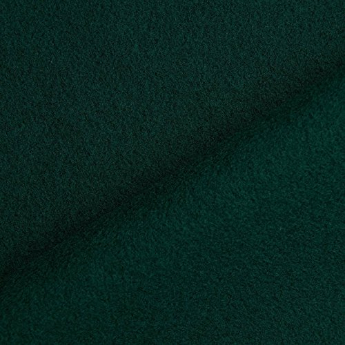 Benedict - Edler Wollstoff aus reiner Schurwolle - Schwer & Blickdicht - Für Bekleidung und Dekorationen - Dunkelgrün - Meterware