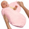 SwaddleMe M2P_K Ganzkörper-Pucksack, Microfleece, rosa