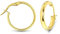 MIORE Schmuck –Gelbgold 375 9K-Ohrringe Damen, Creolen Gold gedreht, Ohrringe Gold, Damenohrringe in hochwertiger Schmuckbox, Goldschmuck Damen, Ohrschmuck allergenfrei & handgemacht in Italien