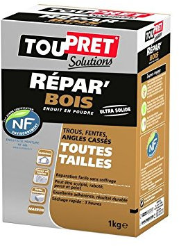 Toupret Sa - Enduit Poudre Repar Bois 1Kg