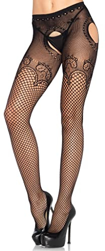 Leg Avenue Women's Industrial Net Suspender Hose