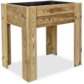 Hortalia Huerto Urbano - Jardinera de Madera Mesa de Cultivo - Protección Autoclave Nivel IV - Gardenbrico (M80)