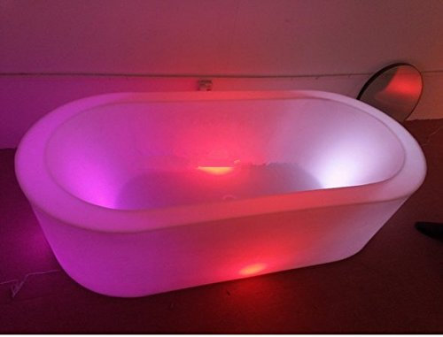 Gowe le Cool Baignoire Baignoire avec LED Light, Strange Produit neuf LED multicolores étanche Baignoire – pour votre vie Intéressant