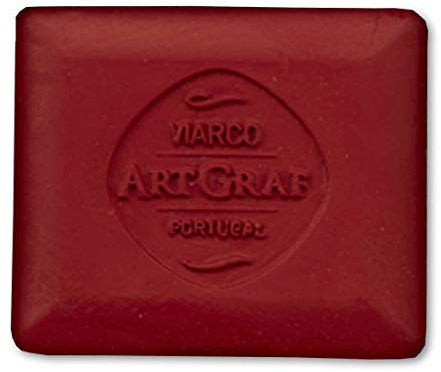 Art Graf Water-Soluble Tailors Chalk Square Disc, Red