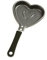 Norpro Heart Pancake Pan, Black