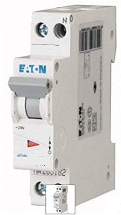 Eaton 279159 - Interruttore di sicurezza 16 A, 1P+N, C-Char