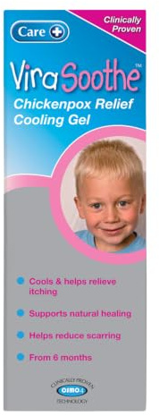 Care ViraSoothe Gel, Cooling Chickenpox Itch Relief Treatment, 50g | Calms and soothes irritated skin, supports natural healing, clinically proven formula, suitable for babies age 6 months+